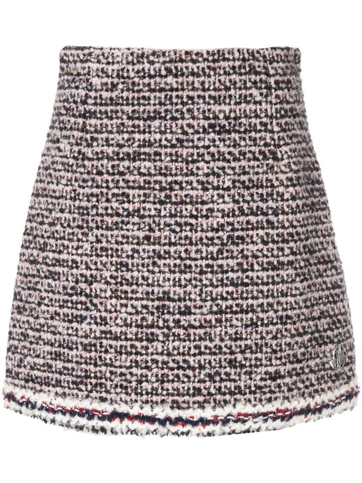 Moncler Gamme Rouge Knitted Mini Skirt - Multicolour