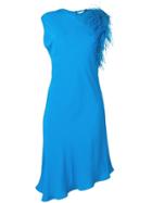 8pm Asymmetric Midi Dress - Blue