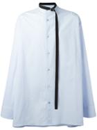 Raf Simons Oversized Shirt, Adult Unisex, Size: 48, Blue, Cotton/spandex/elastane