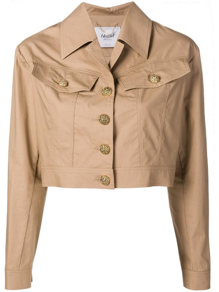 Blugirl Cropped Jacket - Neutrals
