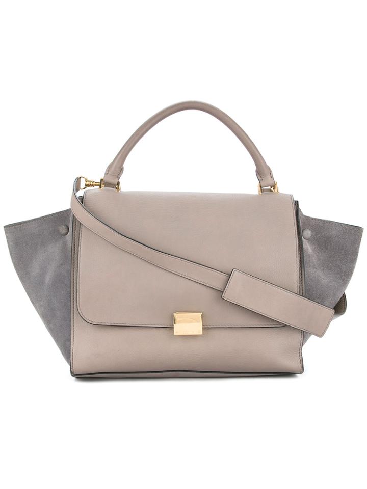 Céline Vintage Trapeze 2way Bag - Grey