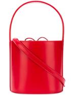 Staud Bisset Bucket Bag - Red