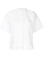 Ports 1961 Fringed Shortsleeved Shirt - White
