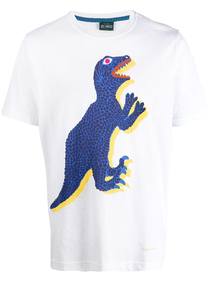 Ps Paul Smith Dino Print T-shirt - White