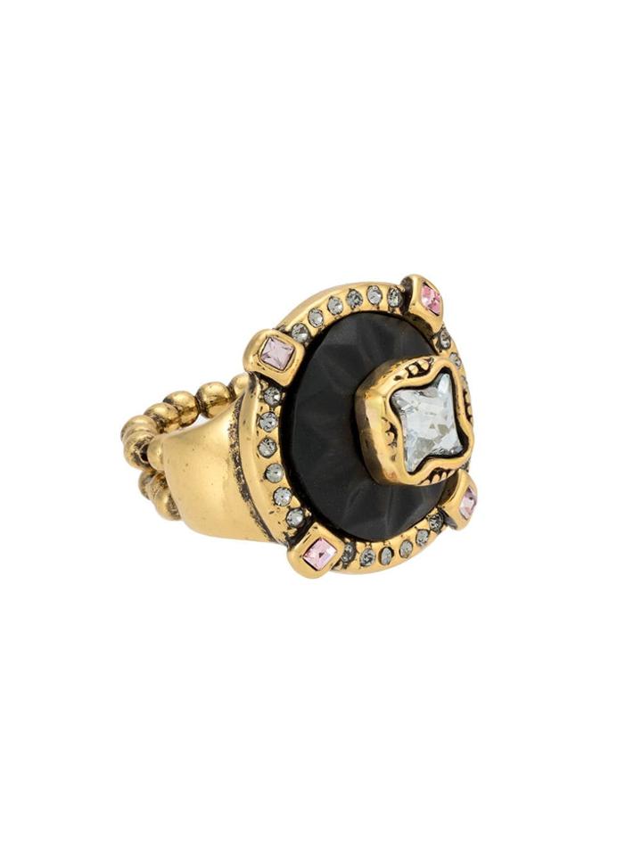 Camila Klein Bia Bach Strass Ring - Gold