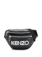 Kenzo Logo Print Belt Bag - Black