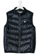 Armani Junior - Teen Padded Gilet - Kids - Polyamide/polyester - 14 Yrs, Blue