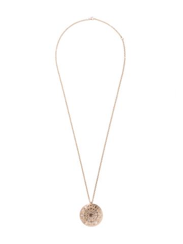 De Beers 18kt Rose Gold Talisman 10 Medal Diamond Necklace -