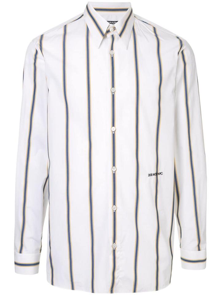 Calvin Klein 205w39nyc Striped Shirt - White
