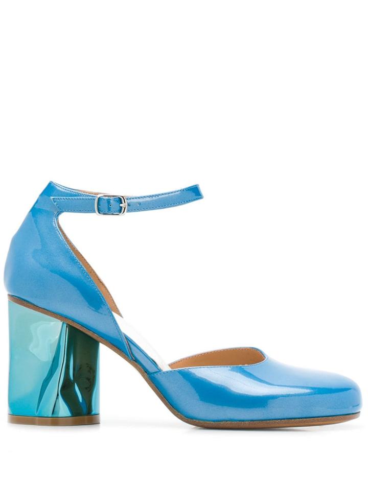 Maison Margiela Block Heel Pumps - Blue