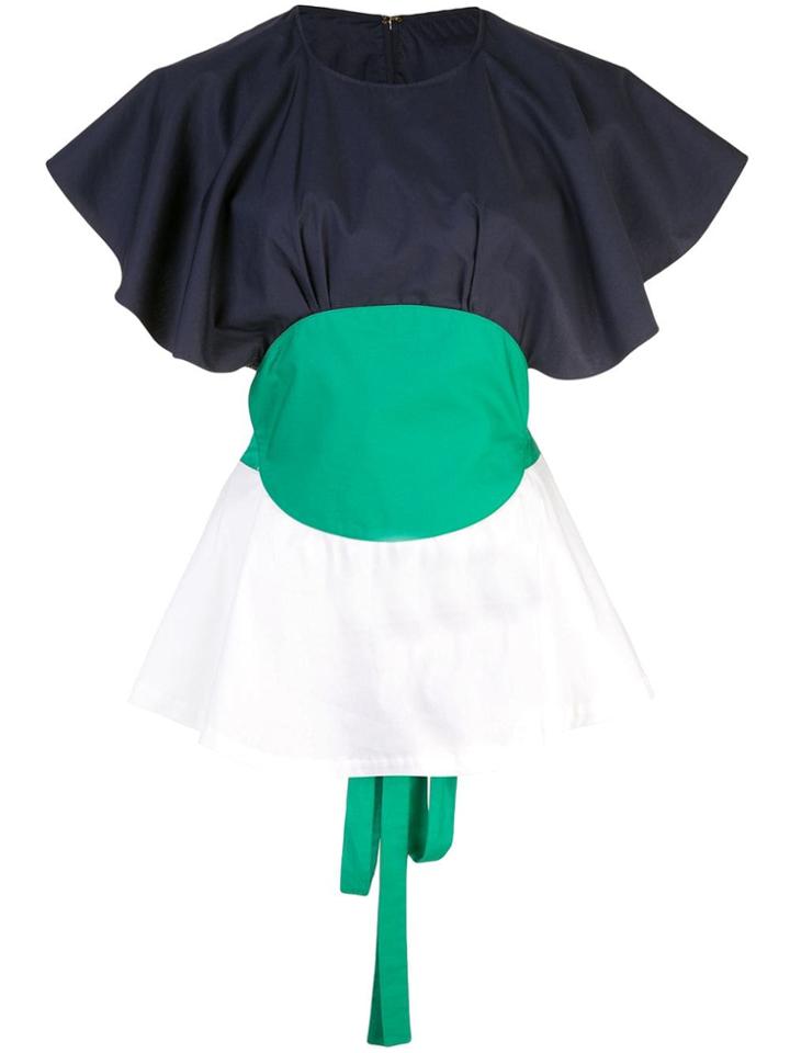 Rosie Assoulin Venn Diagram Top - Green