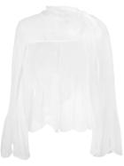 See By Chloé Scalloped Sheer Blouse
