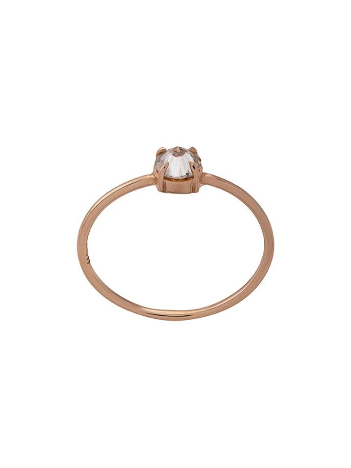 Eva Fehren Solitaire Ring Ring - Gold