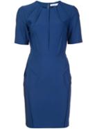 Mugler 'rober' Dress, Women's, Size: 38, Blue, Polyamide/spandex/elastane/viscose