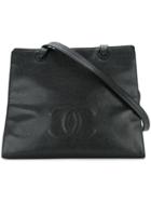 Chanel Vintage Large Tote Bag - Black