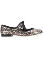 Marc Jacobs Lisa Mary Jane Ballerina Flats - Nude & Neutrals