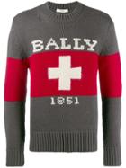 Bally Swiss Logo Pullover - Grey
