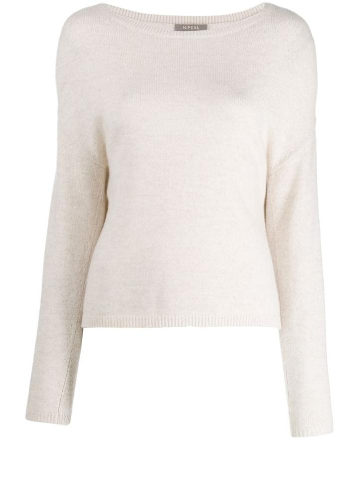 N.peal Lurex Detail Jumper - Neutrals
