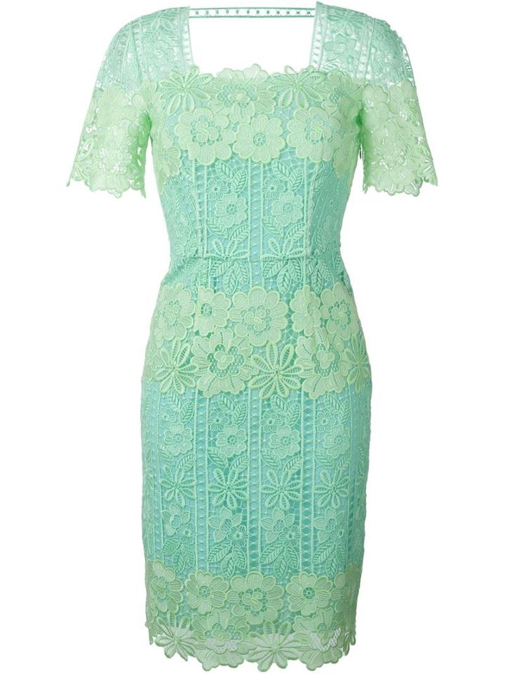 Blumarine Stretch Embroidered Dress