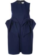 Delpozo - Ruffled Mini Dress - Women - Cotton/acetate/viscose - 38, Blue, Cotton/acetate/viscose