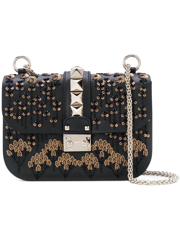 Valentino Valentino Garavani Mini Chain Crossbody Bag - Black