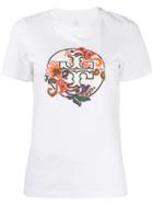 Tory Burch Logo Paisley Print T-shirt - White