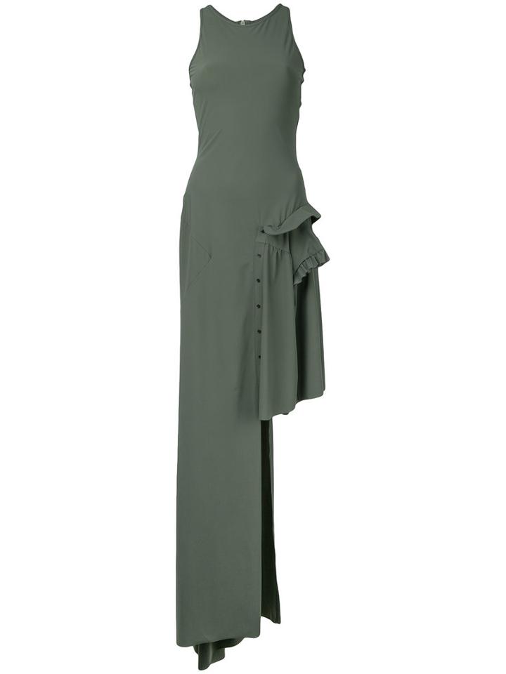 A.f.vandevorst - Asymmetric Hem Dress - Women - Polyamide/spandex/elastane - M, Women's, Black, Polyamide/spandex/elastane