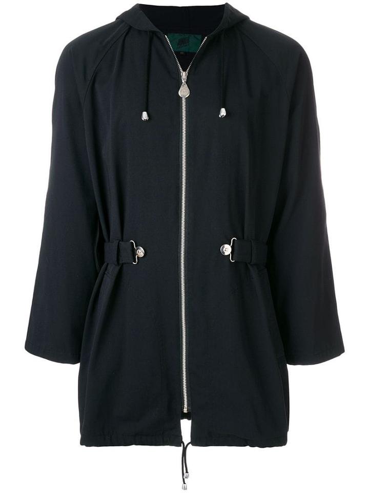 Jean Paul Gaultier Pre-owned Belted Hooded Jacket - Black