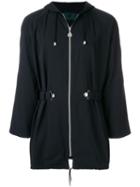Jean Paul Gaultier Pre-owned Belted Hooded Jacket - Black