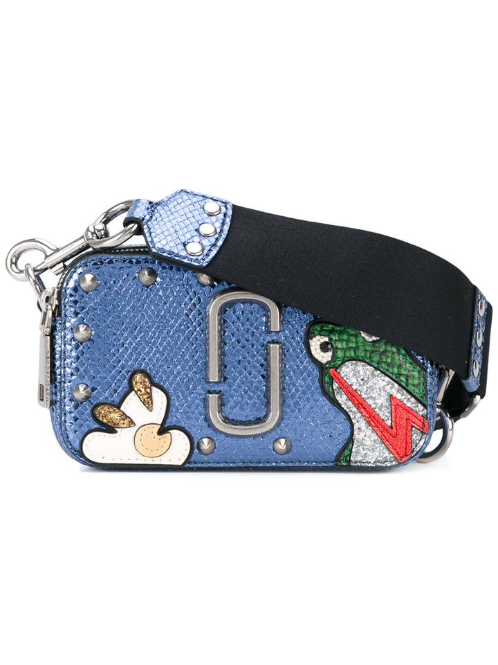 Marc Jacobs - Frog Snapshot Small Camera Bag - Women - Leather - One Size, Blue, Leather