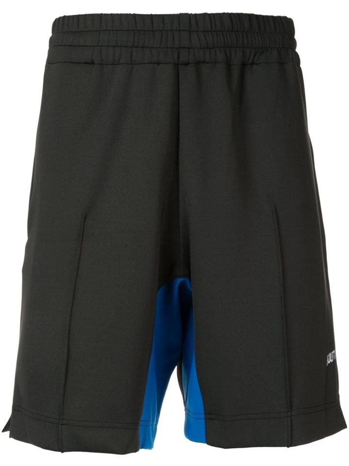 Off Duty Side Stripe Track Shorts - Black
