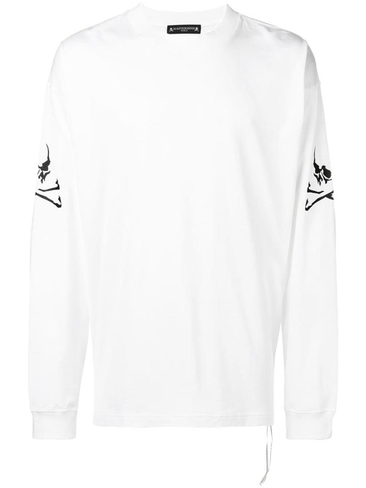 Mastermind Japan Skull Print Sweatshirt - White