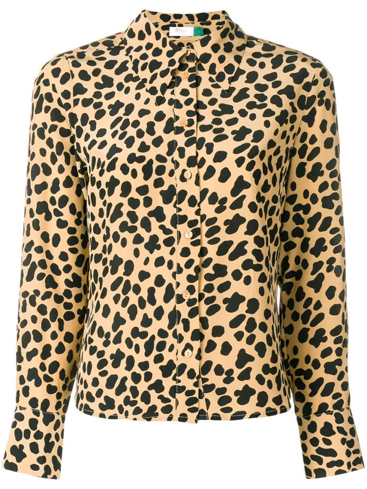 Rixo London Jamie Shirt - Nude & Neutrals