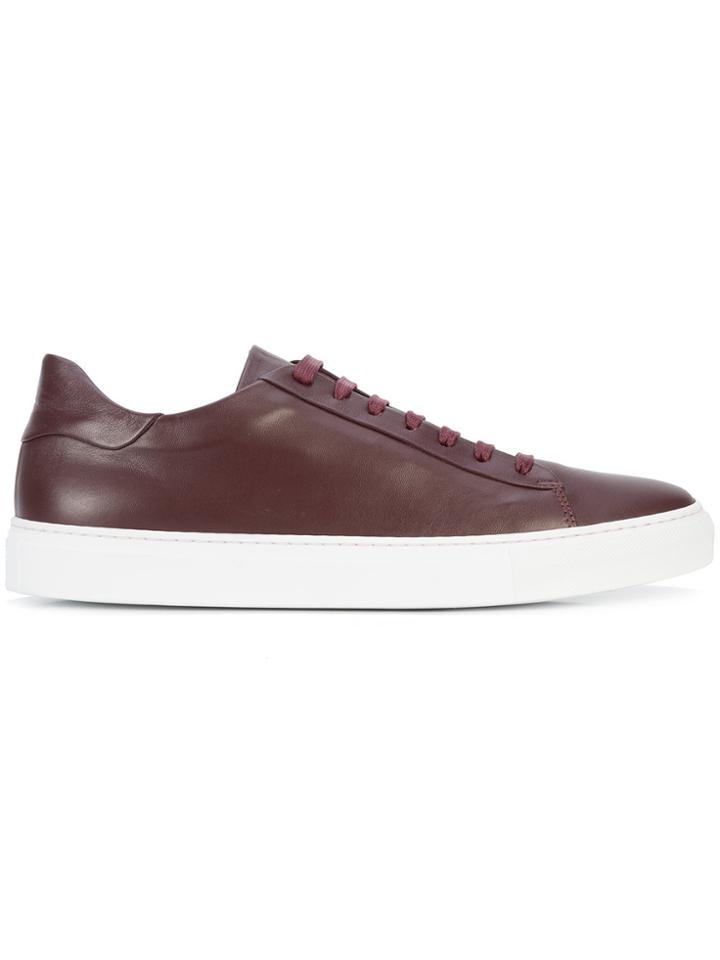 Wings+horns Court Low Sneakers - Red