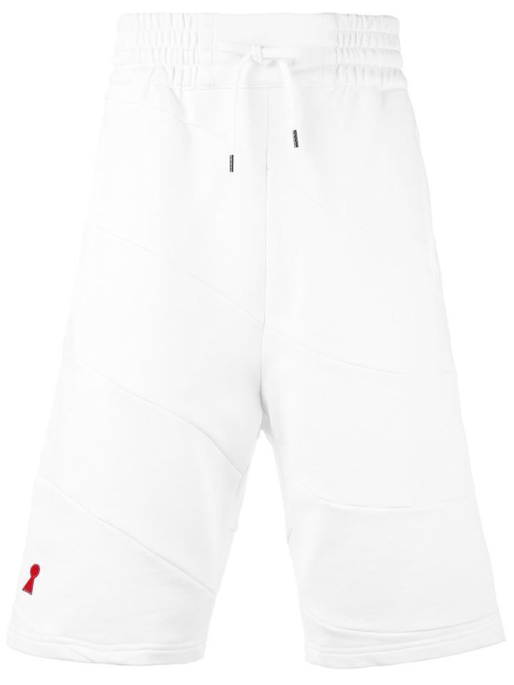 Panelled Track Shorts - Men - Cotton - Xs, White, Cotton, Bruno Bordese