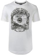 Ann Demeulemeester Black Eye Print T-shirt, Men's, Size: Large, White, Cotton
