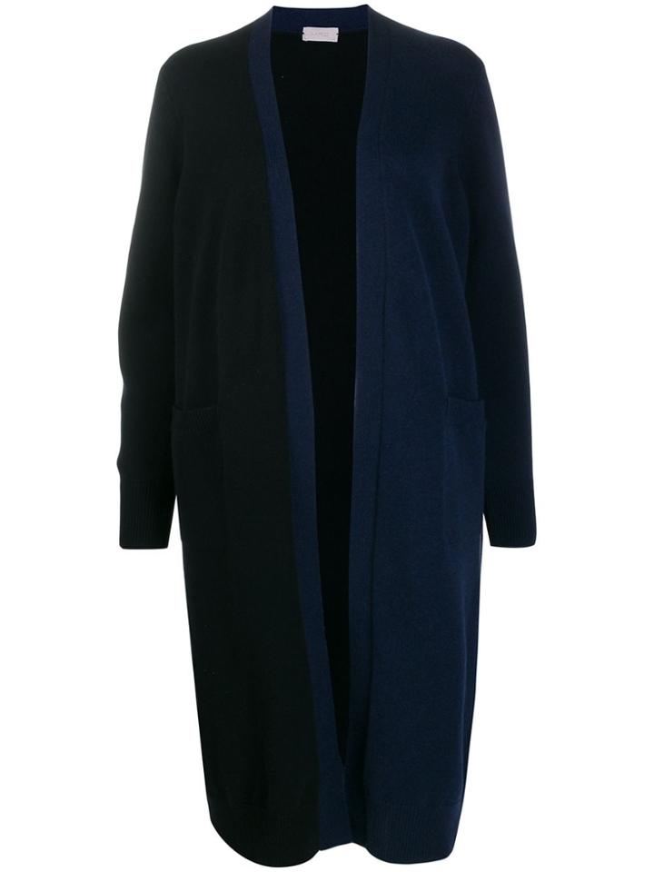 Mrz Two-tone Cardi-coat - Black
