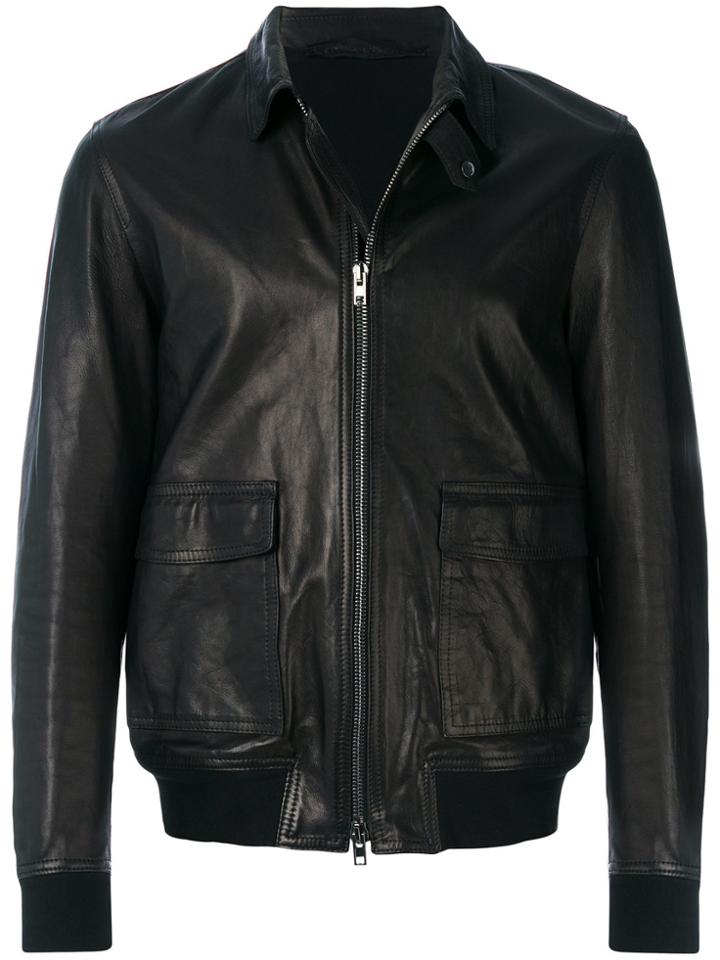 Salvatore Santoro Casual Zipped Jacket - Black
