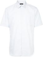 D'urban Short Sleeved Checked Shirt - White