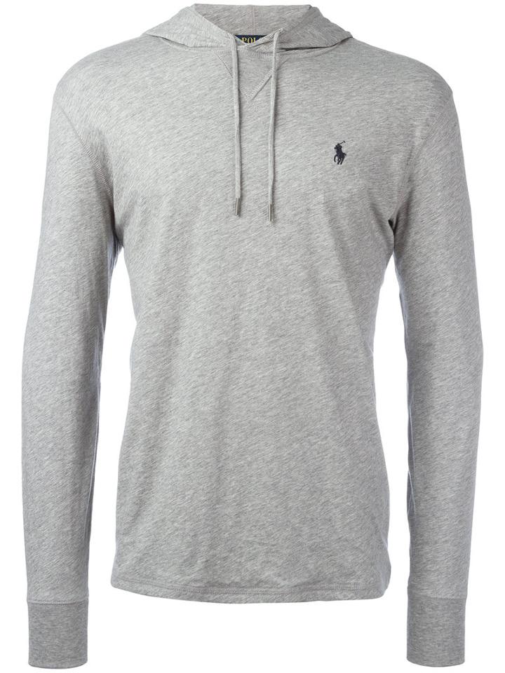 Polo Ralph Lauren Classic Hoodie, Men's, Size: Large, Grey, Cotton