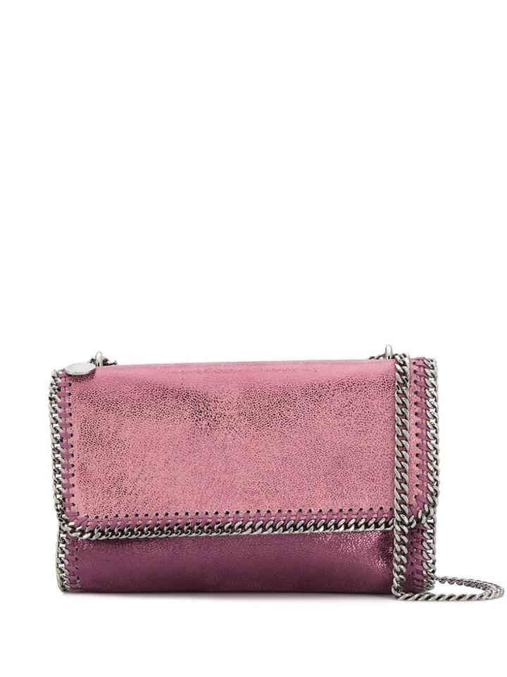 Stella Mccartney Falabella Metallic Shoulder Bag - Purple