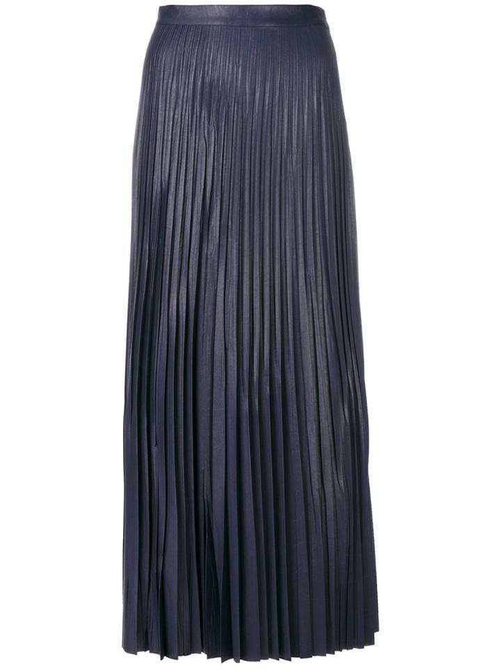 Golden Goose Deluxe Brand Midi Pleated Skirt - Blue