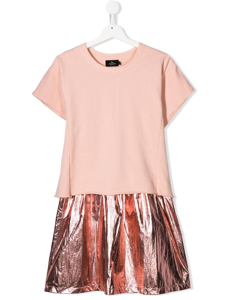 Andorine Teen Layered T-shirt Dress - Pink