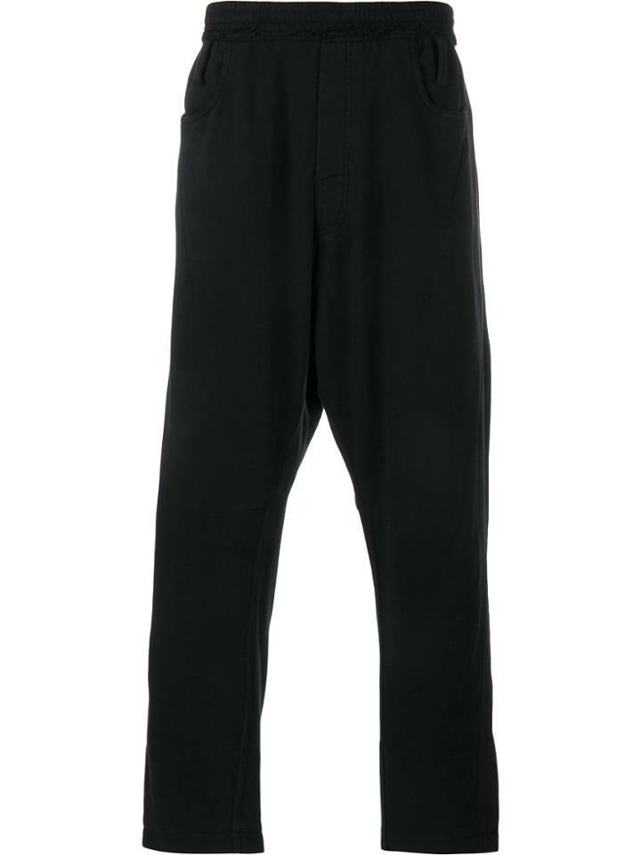 Haider Ackermann Cropped Track Pants - Black