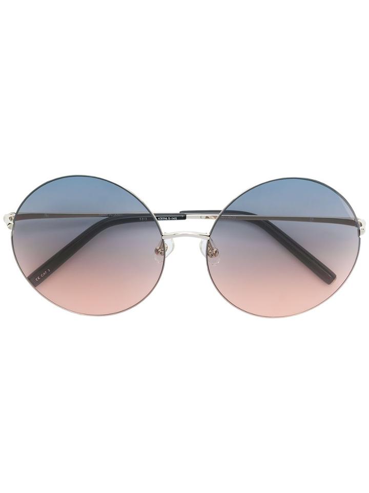 Matthew Williamson Round Gradient Sunglasses - Metallic