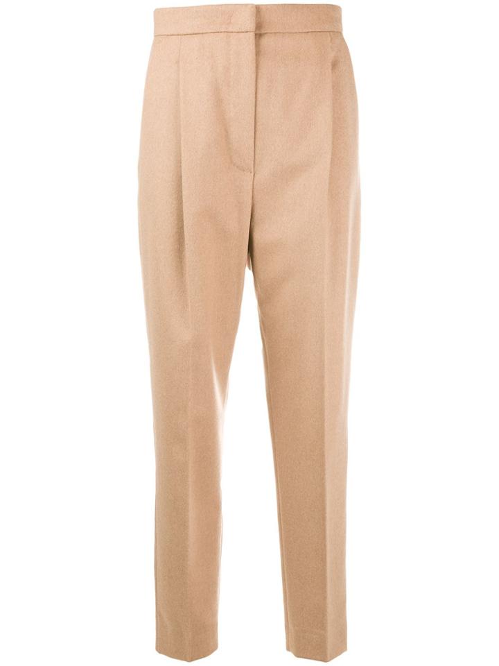 Max Mara High-waisted Trousers - Nude & Neutrals