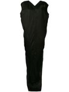 Rick Owens Side Slit Maxi Dress - Black