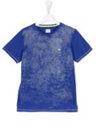 Armani Junior Scribble Print T-shirt, Boy's, Size: 14 Yrs, Blue