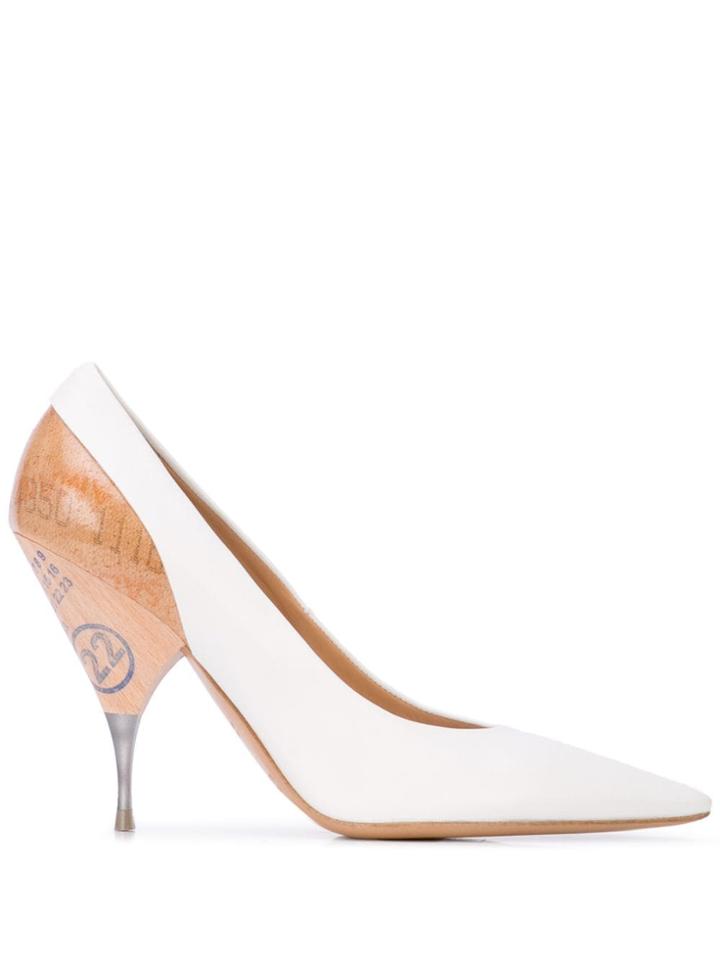 Maison Margiela Pointed Toe Pumps - White