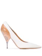 Maison Margiela Pointed Toe Pumps - White